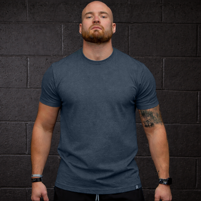 Foundation T-Shirt – Heather Navy