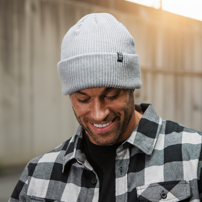 Classic Knit Beanie - Smoke