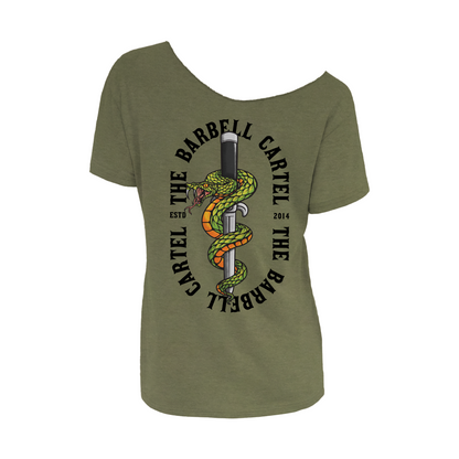 Snake Eyes Street Cut T-Shirt - Military