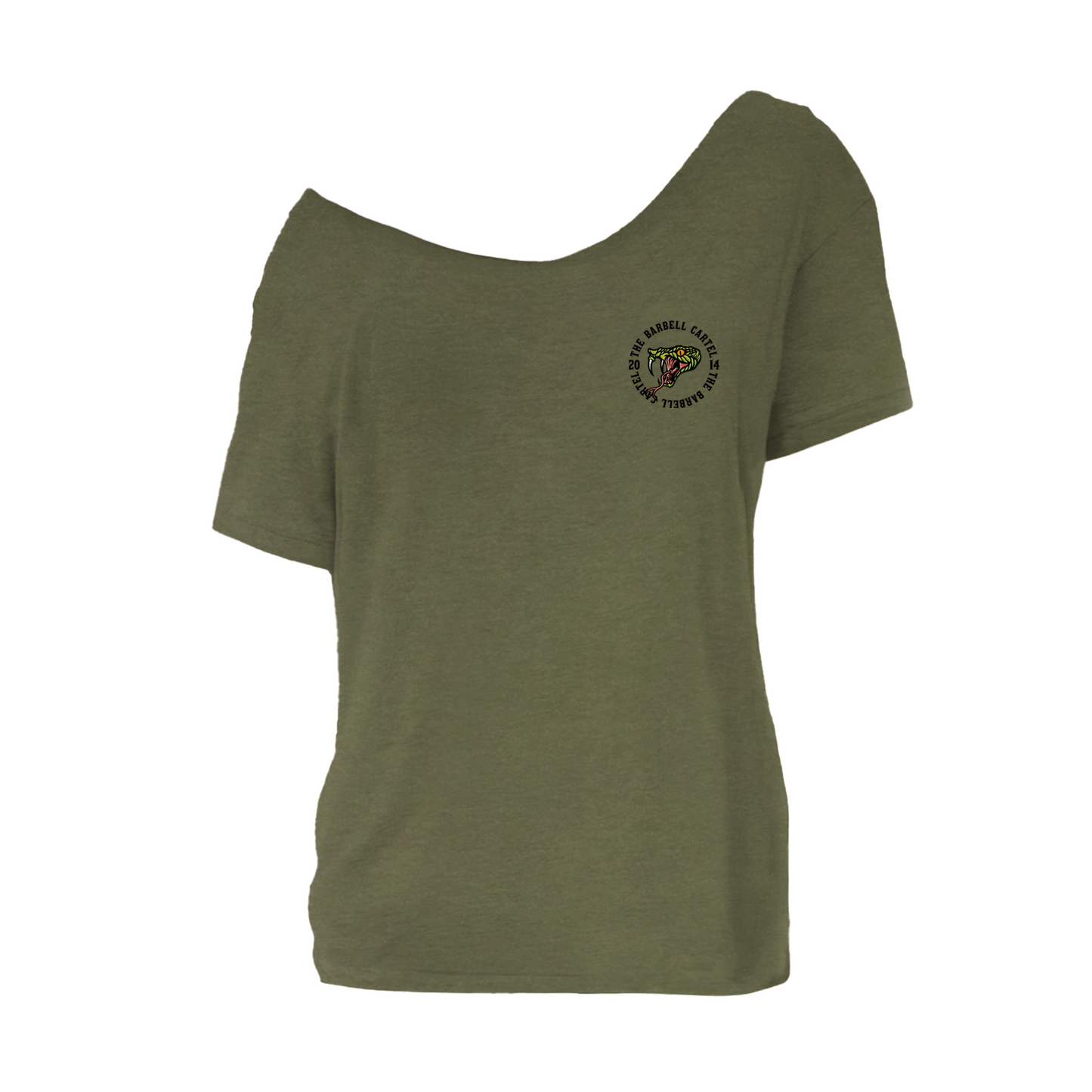 Snake Eyes Street Cut T-Shirt - Military