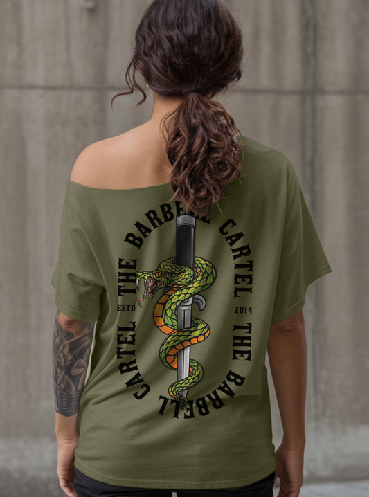 Snake Eyes Street Cut T-Shirt - Military