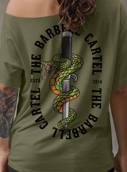 Snake Eyes Street Cut T-Shirt - Military