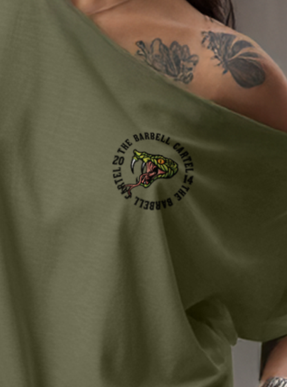 Snake Eyes Street Cut T-Shirt - Military