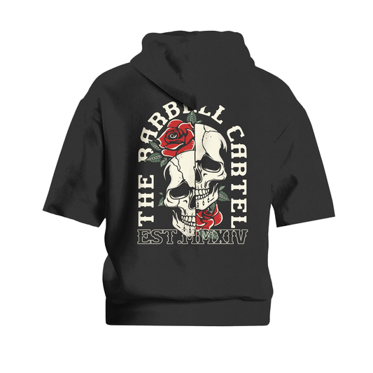 Split Skull Pump Cut Hoodie ‒ Black