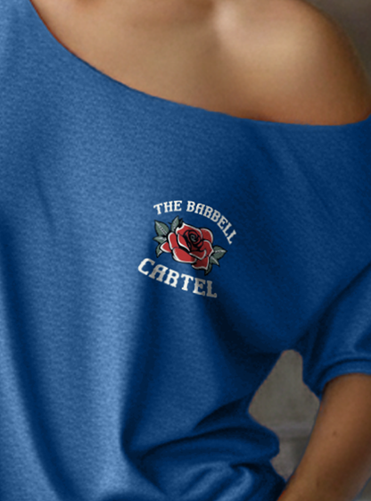 Split Skull Street Cut T-Shirt - Cool Heather Blue