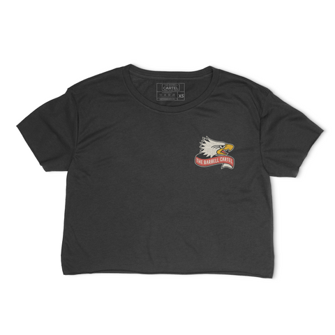 Tread Lightly Crop T-Shirt - Black