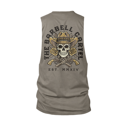 Outlaw Cut-Off Tank - Warm Grey