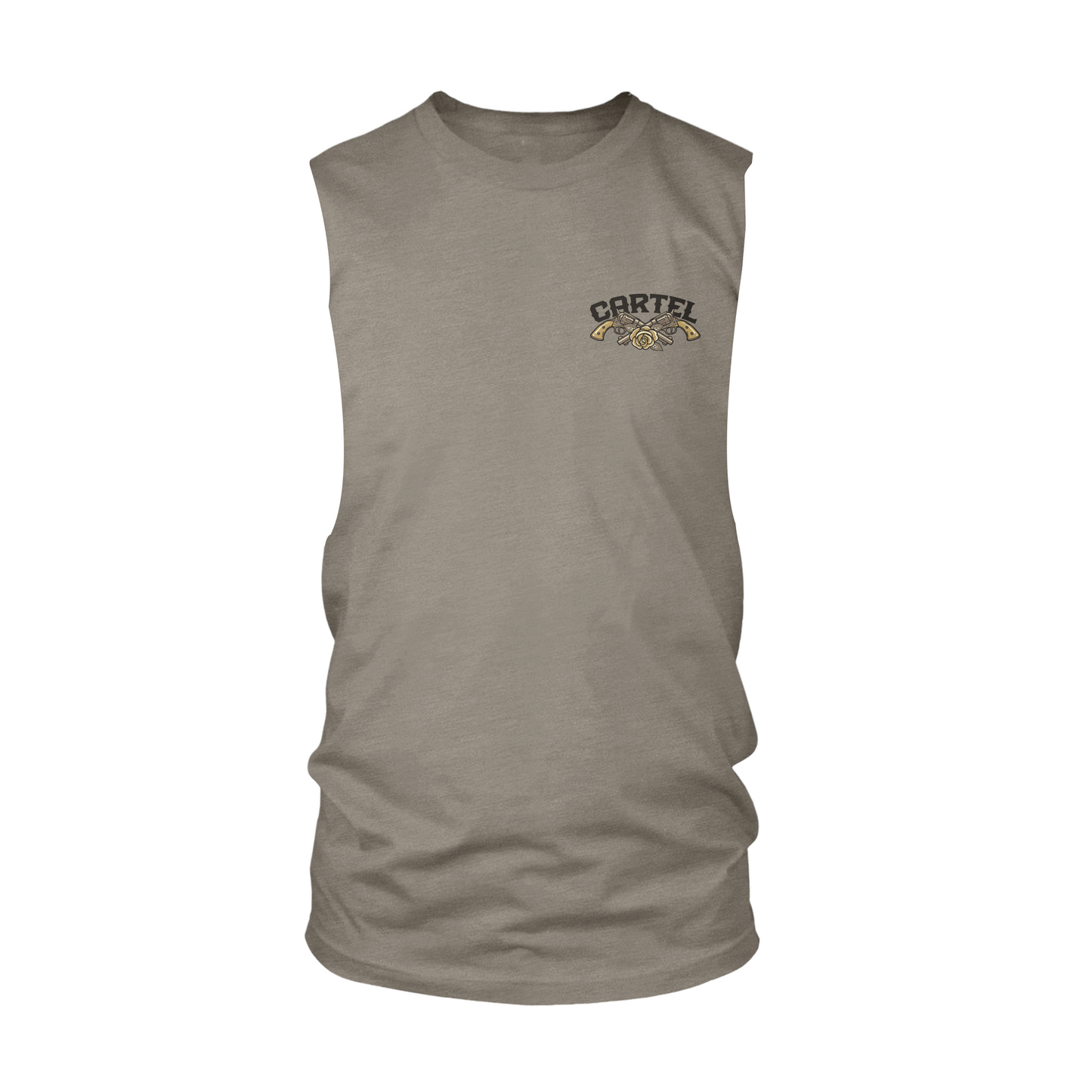 Outlaw Cut-Off Tank - Warm Grey