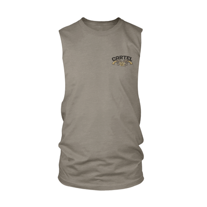 Outlaw Cut-Off Tank - Warm Grey