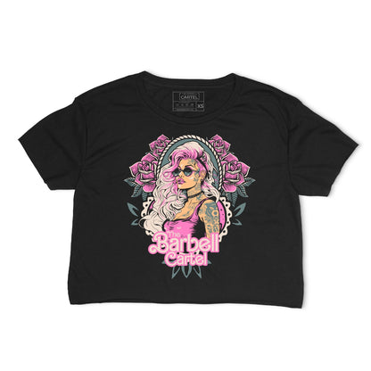 Bar-B Crop T-Shirt - Black