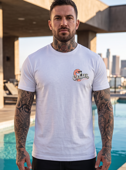 Poolside Paradise T-Shirt - White
