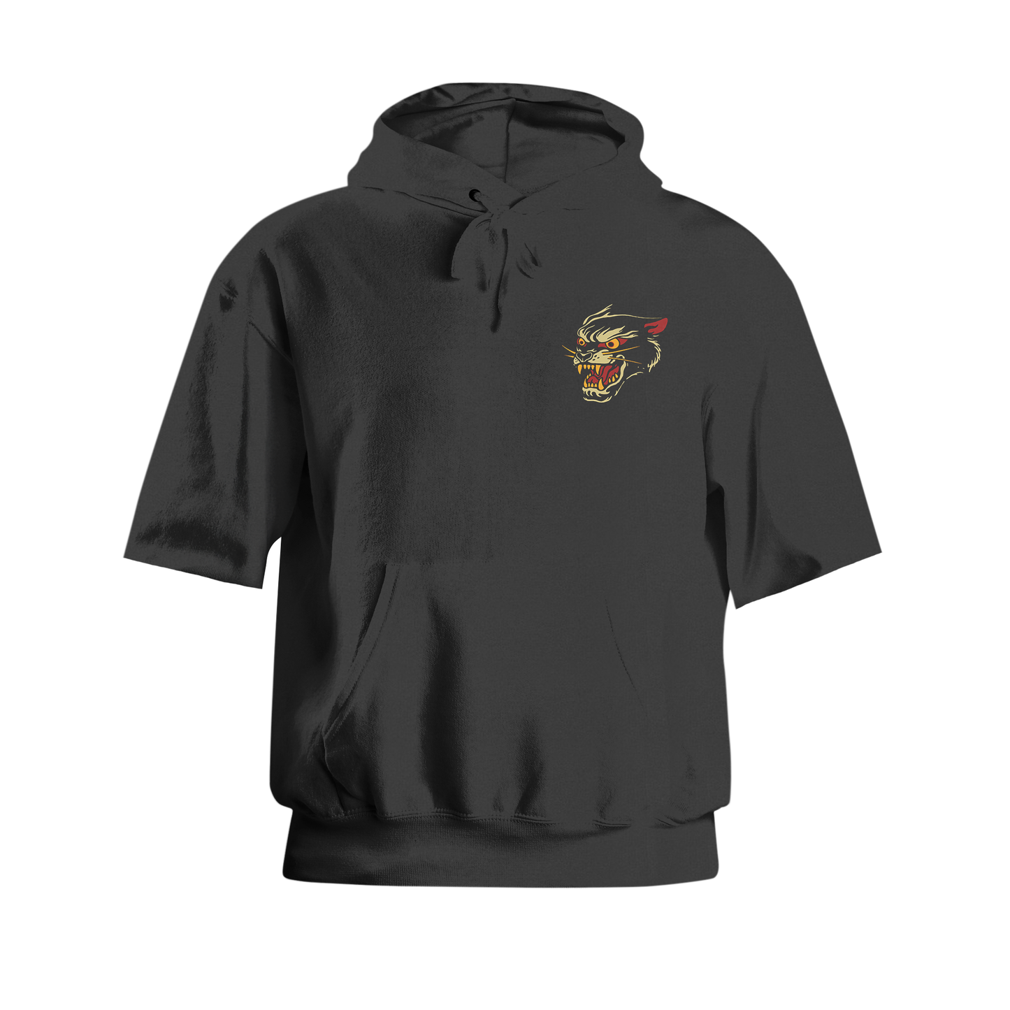Wild Cat Pump Cut  Hoodie - Black