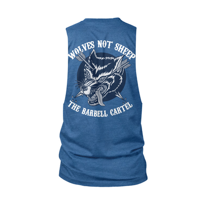 Wolves Cut-Off Tank - Blue (Limited edition)