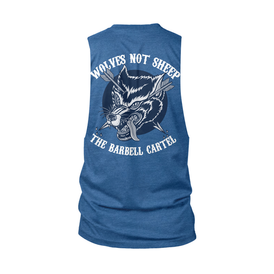 Wolves Cut-Off Tank - Blue (Limited edition)