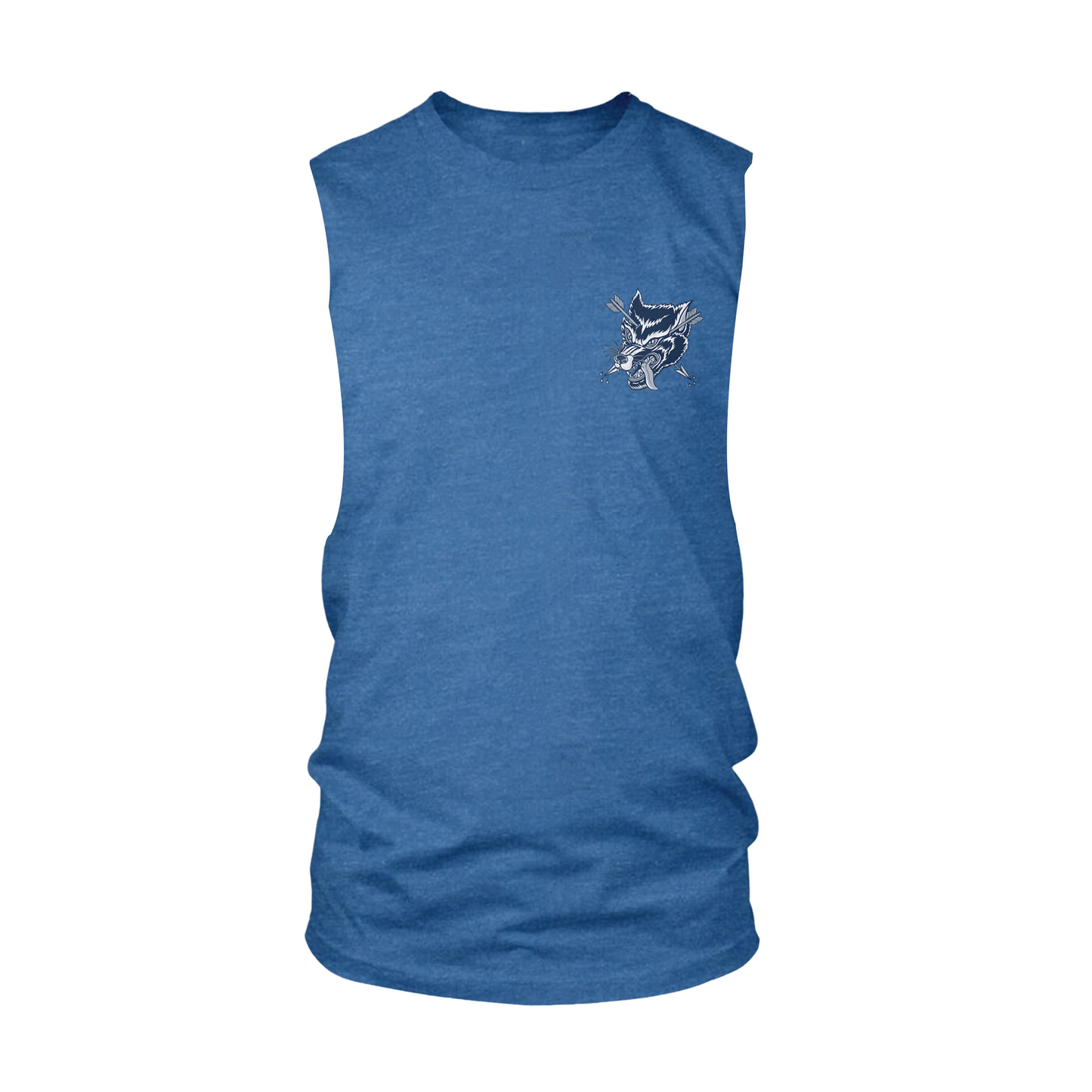 Wolves Cut-Off Tank - Blue (Limited edition)
