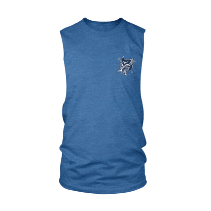 Wolves Cut-Off Tank - Blue (Limited edition)