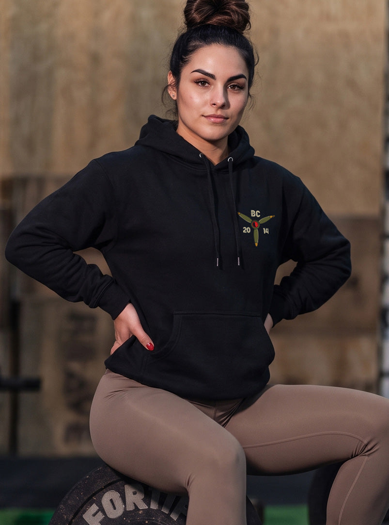 Women's Aces 2.0 Hoodie - Black - front view on model