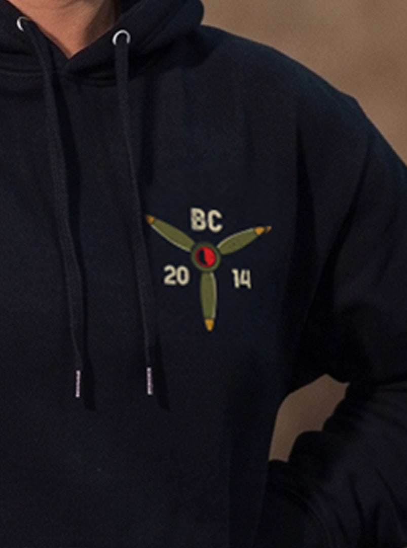 Women's Aces 2.0 Hoodie - Black - front view on model