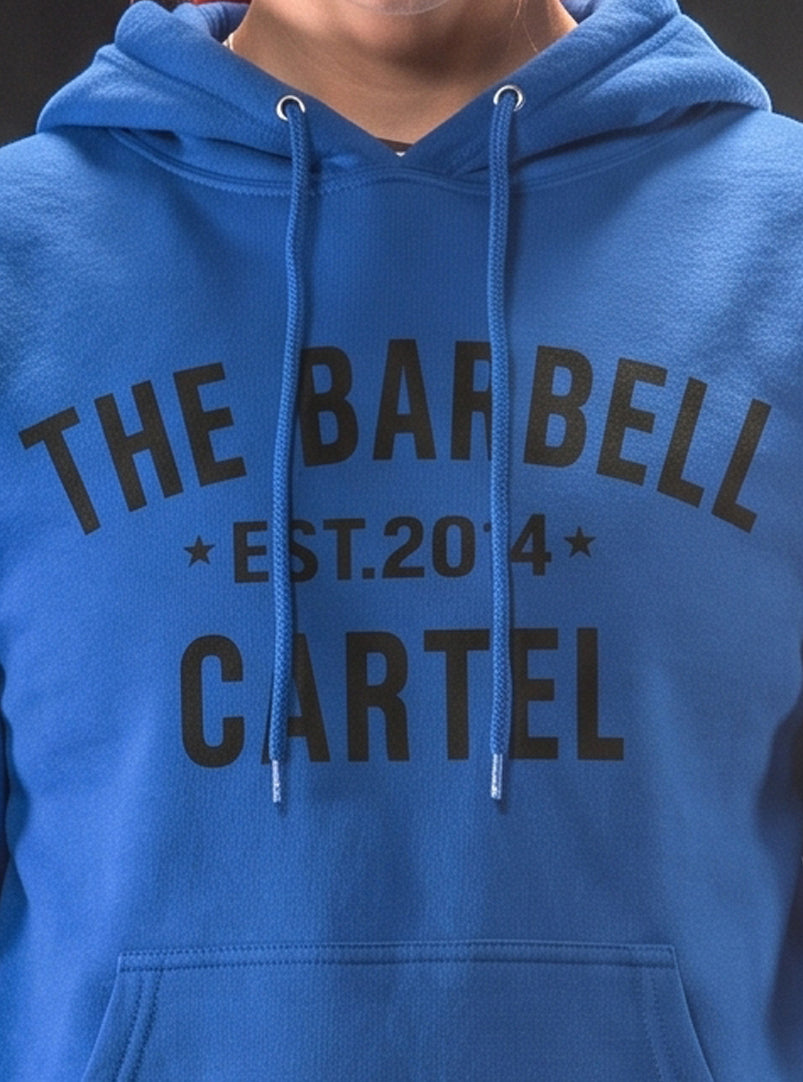 Women's Classic Logo Hoodie - Electric Blue (Limited Edition) - front view on model