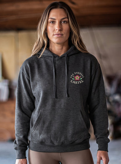 Women's Million Dollar Baby Hoodie - Graphite - front view on model