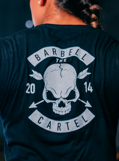 Skull & Arrow Crop T-Shirt - Black