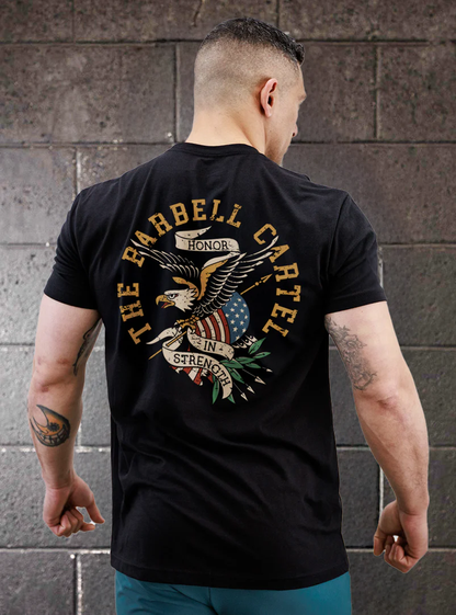 Honor in Strength T-Shirt - Black