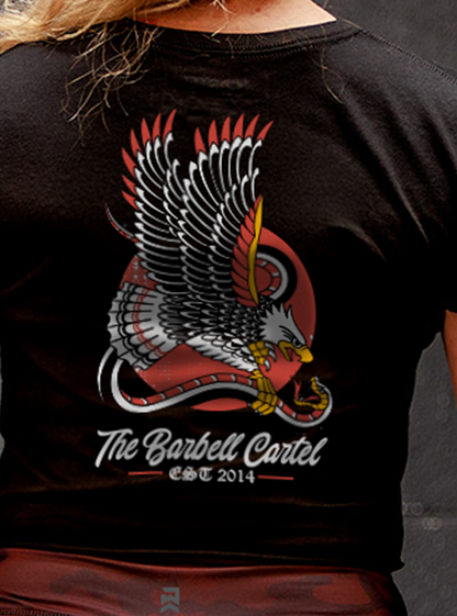 Tread Lightly Crop T-Shirt - Black