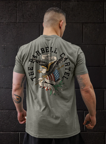 Honor in Strength T-Shirt - Stone