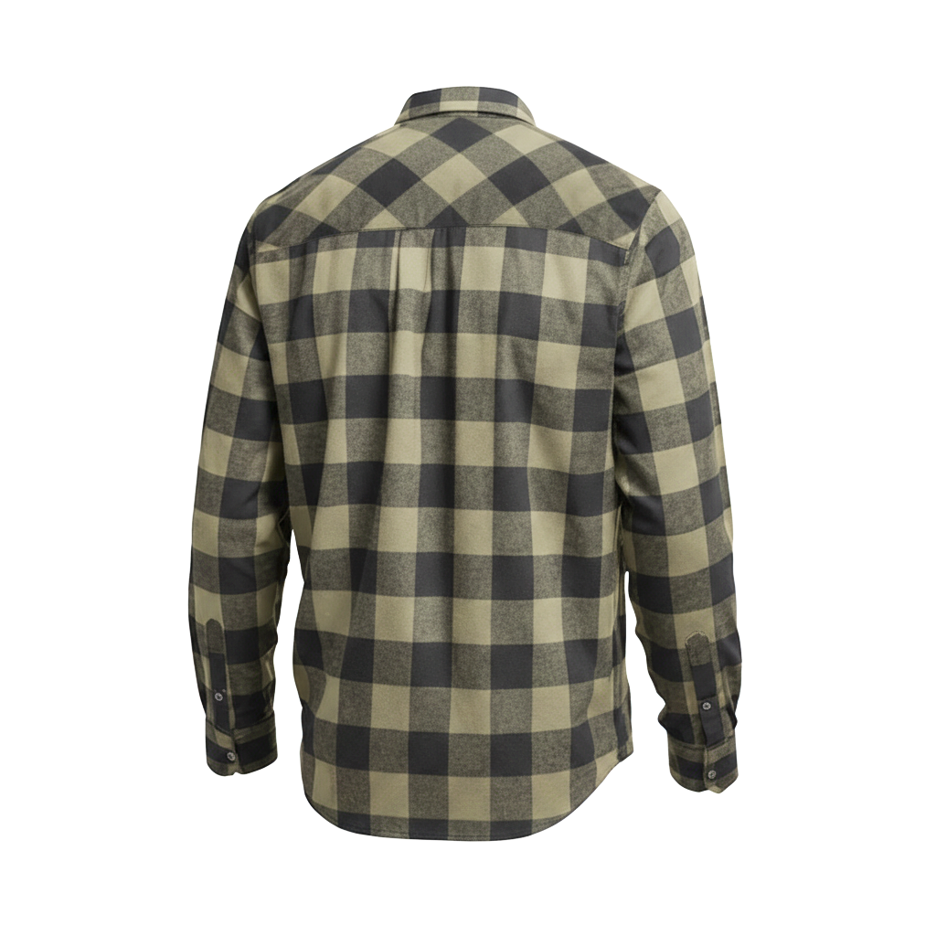 Men's Forester Flannel - Olive/Black Buffalo Plaid