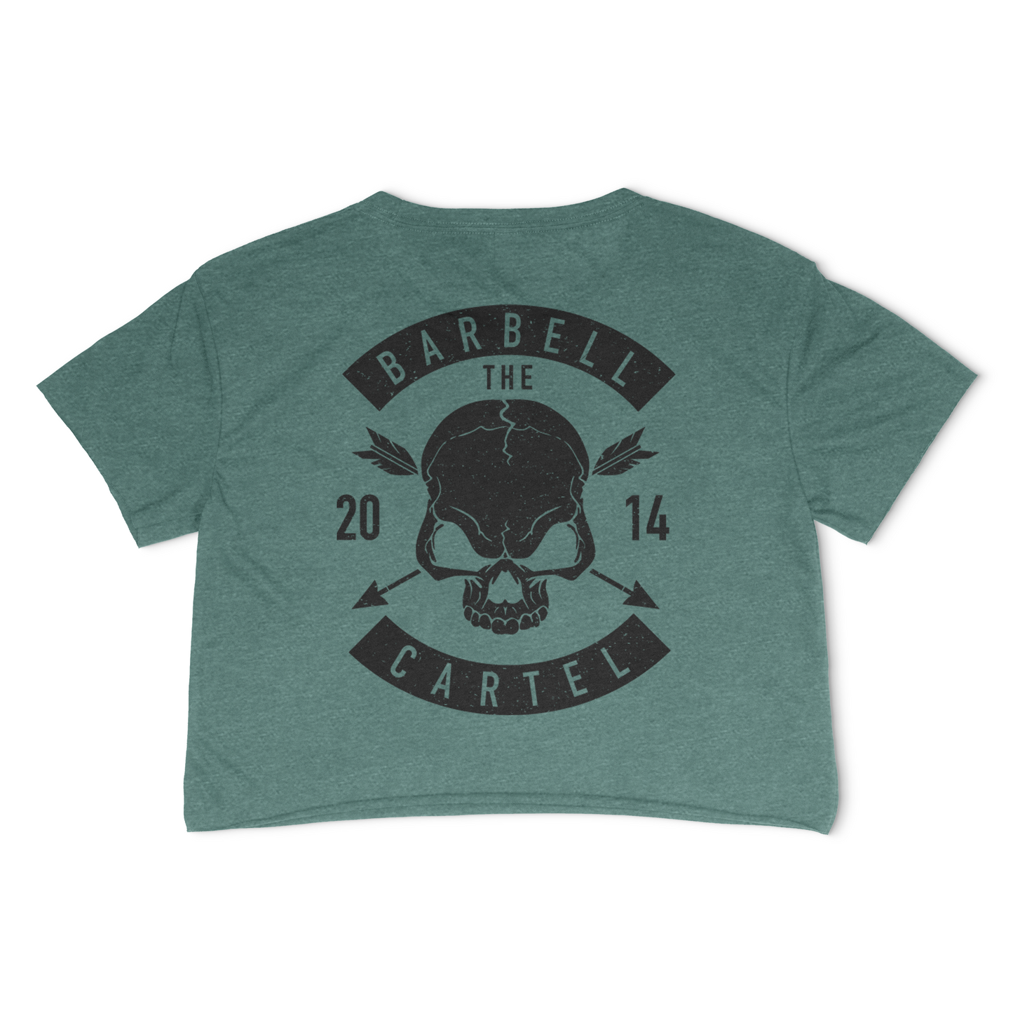 Skull & Arrow Crop T-Shirt - Pine (Limited Edition)