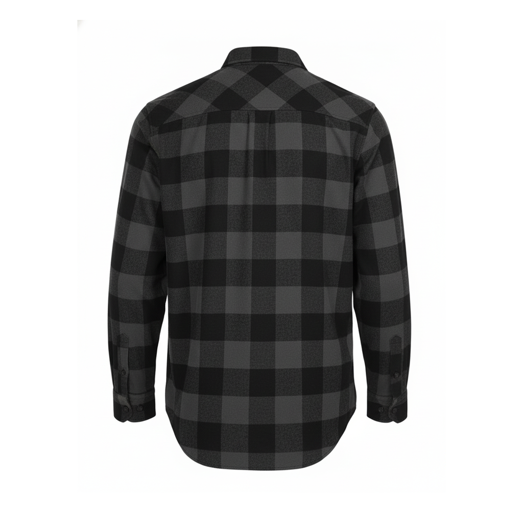 Men's Forester Flannel - Charcoal/Black Buffalo Plaid