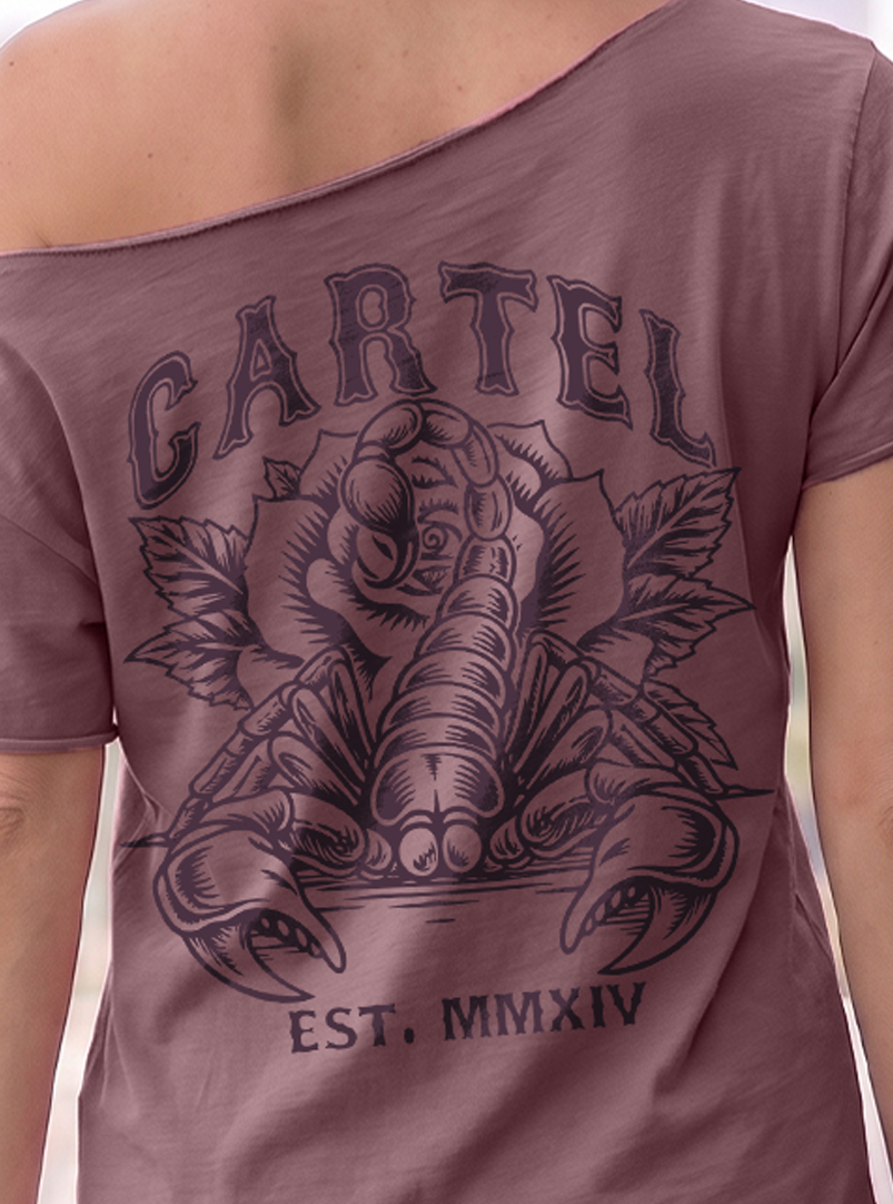 Death Grip Street Cut T-Shirt - Desert Bloom