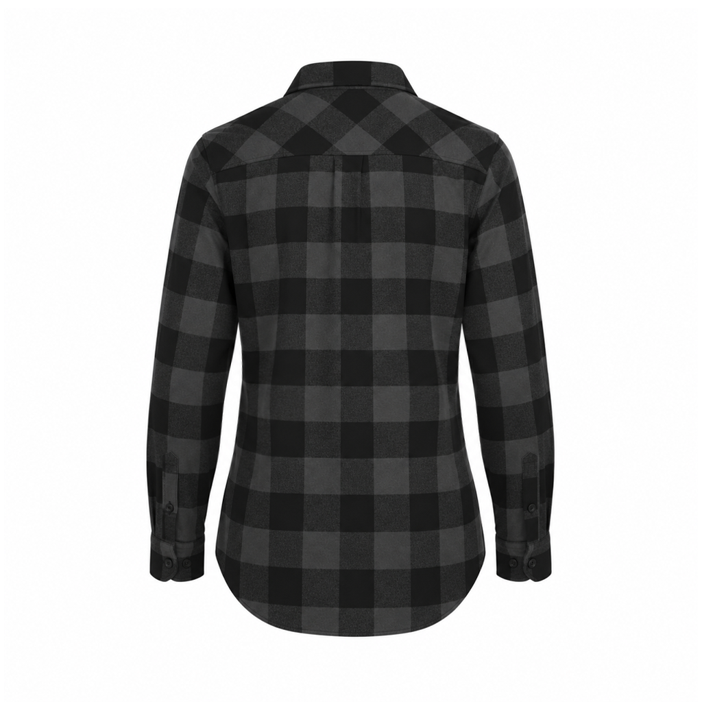 Women's Forester Flannel - Charcoal/Black Buffalo Plaid