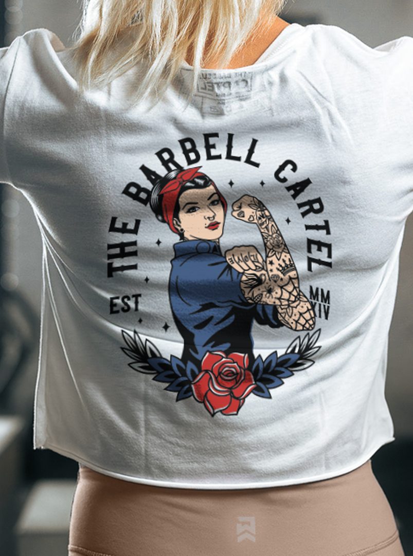 Propaganda Crop T-Shirt - White