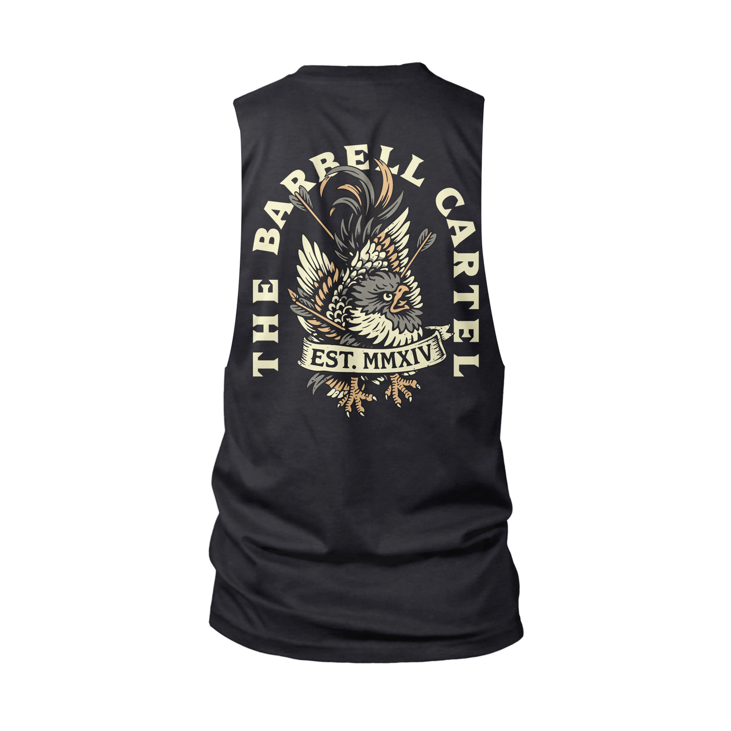Cocky Cut-Off Tank - Black