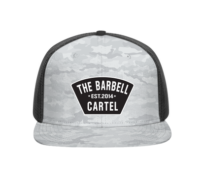 Classic Logo Snap Back / Flat Brim - White Camo