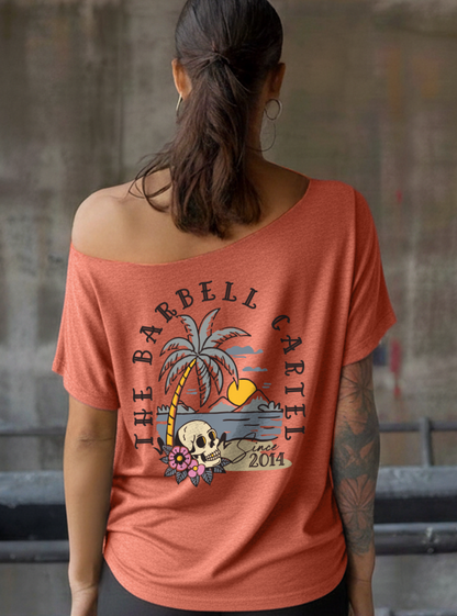 Dead Set Paradise Street Cut T-Shirt - Redwood