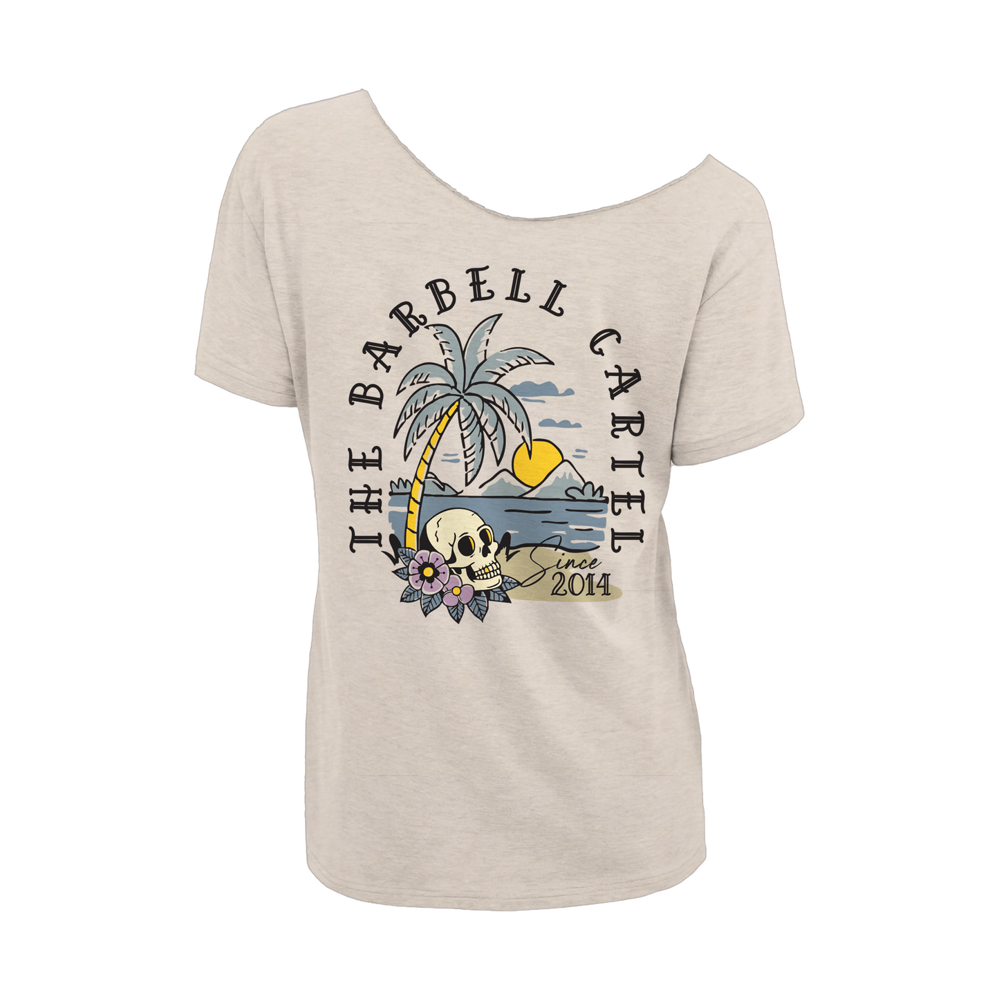 Dead Set Paradise Street Cut T-Shirt - Sand