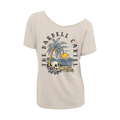 Dead Set Paradise Street Cut T-Shirt - Sand