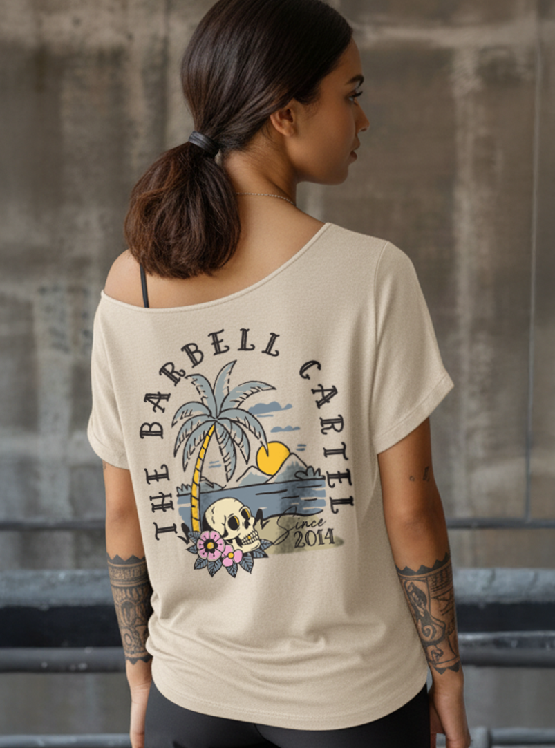 Dead Set Paradise Street Cut T-Shirt - Sand