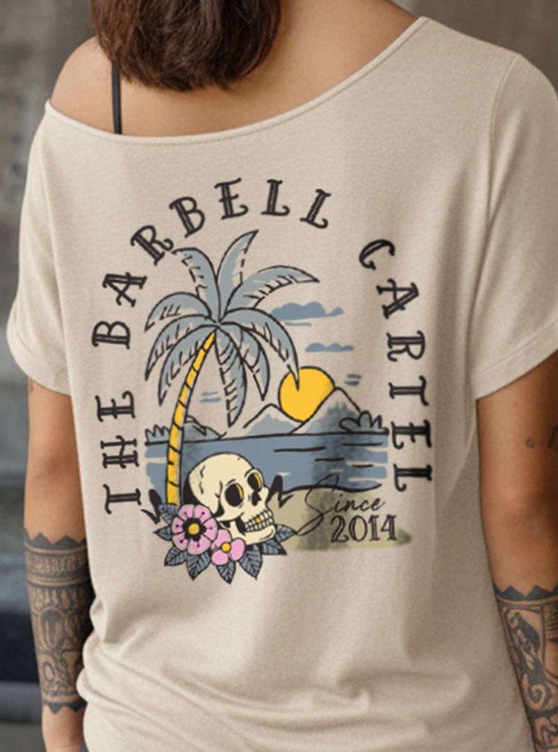 Dead Set Paradise Street Cut T-Shirt - Sand