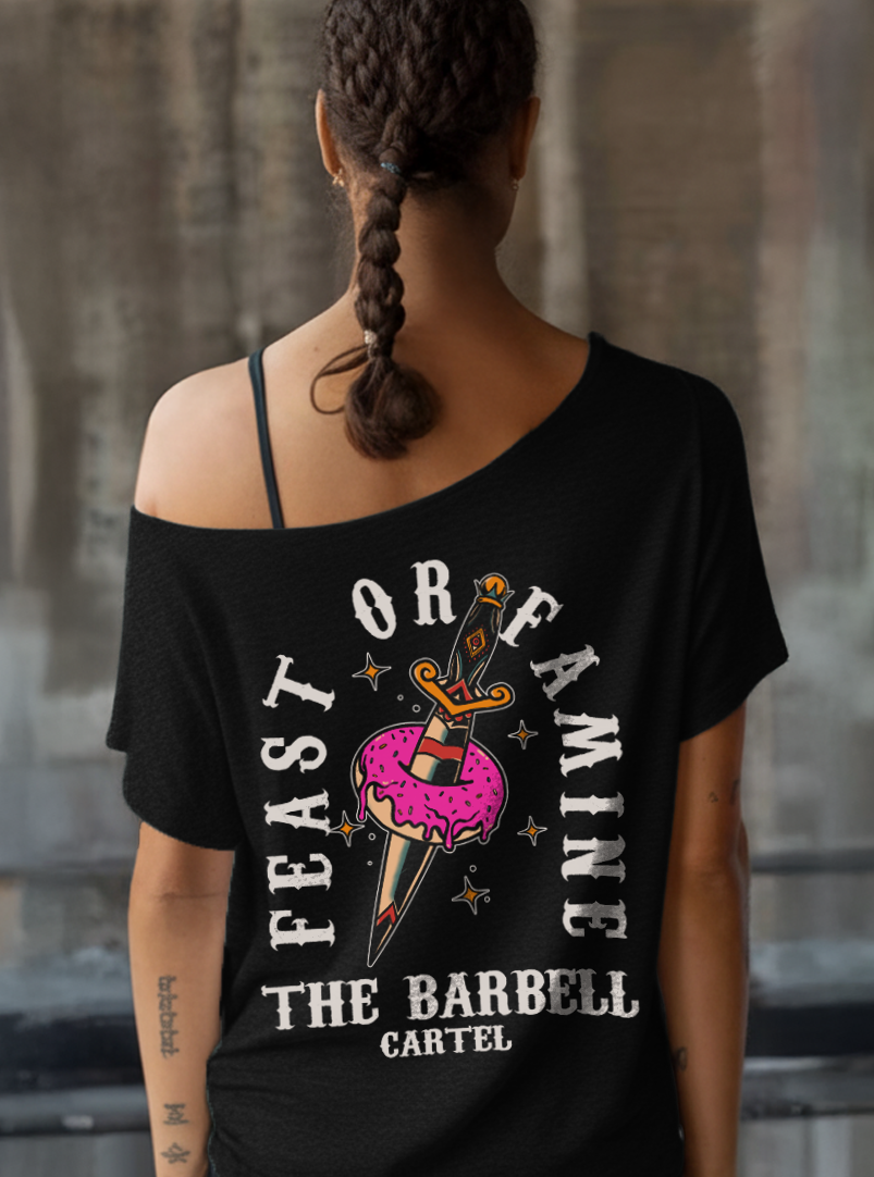 Feast Street Cut T-Shirt - Black