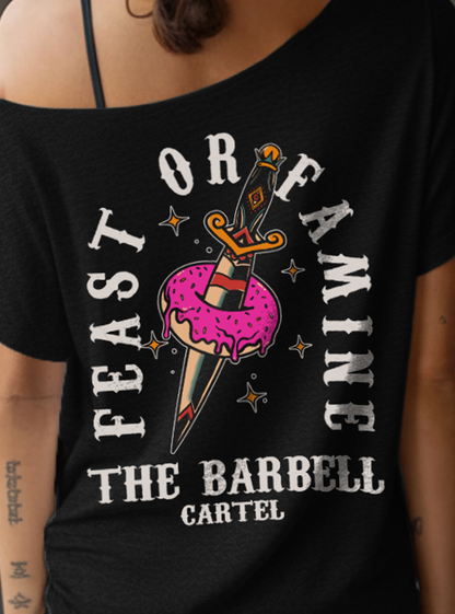 Feast Street Cut T-Shirt - Black