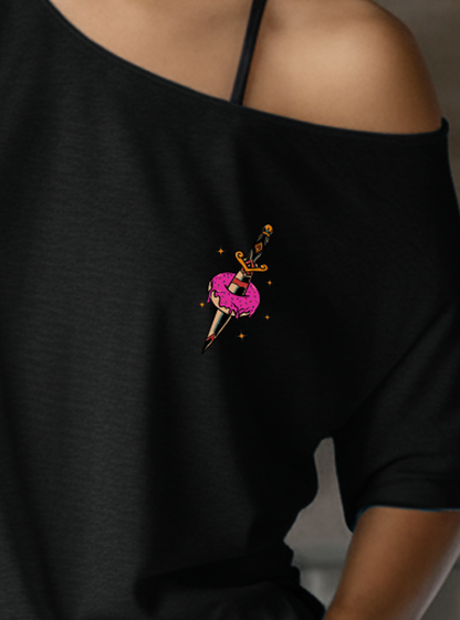 Feast Street Cut T-Shirt - Black