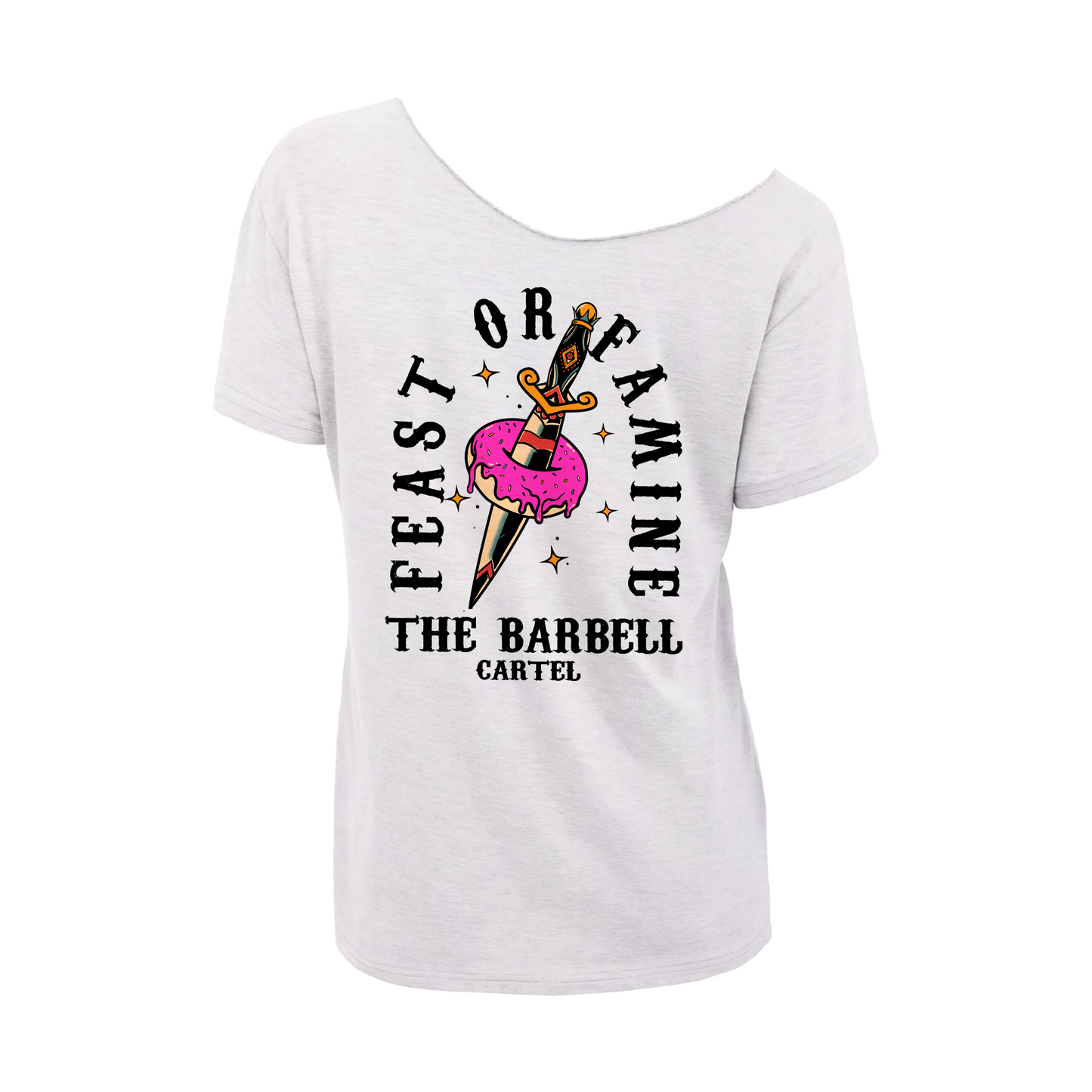 Feast Street Cut T-Shirt - White