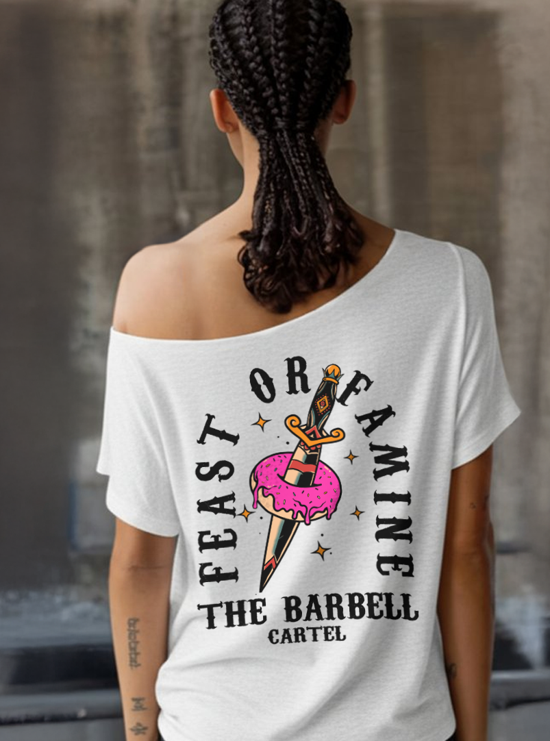 Feast Street Cut T-Shirt - White