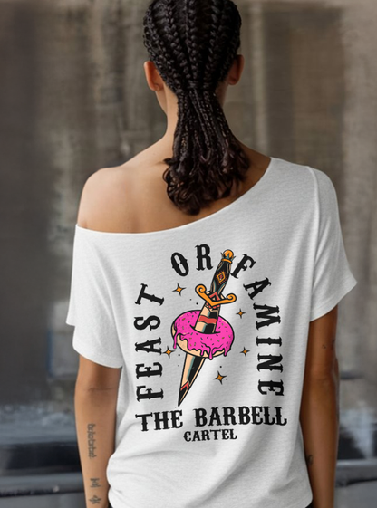 Feast Street Cut T-Shirt - White