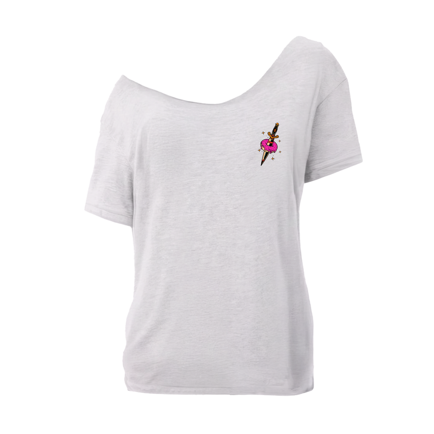 Feast Street Cut T-Shirt - White