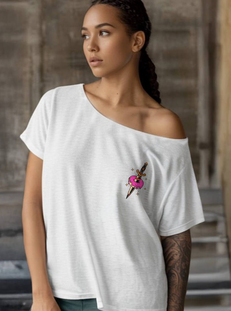 Feast Street Cut T-Shirt - White