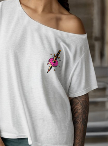 Feast Street Cut T-Shirt - White